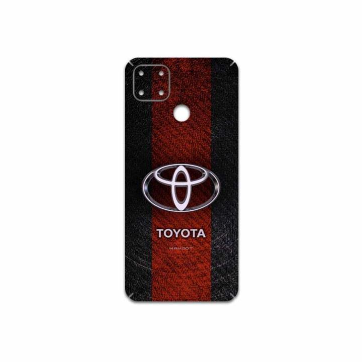 برچسب پوششی ماهوت مدل TOYOTA-Logo مناسب برای گوشی موبایل ریلمی C25s MAHOOT TOYOTA-Logo Cover Sticker for Realme C25s